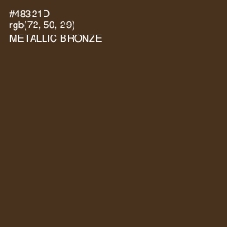 #48321D - Metallic Bronze Color Image